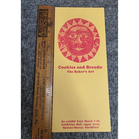 Cookies And Breads: The Bakers Art Neiman Marcus Exhibit Program Vtg - Picture 2 of 5